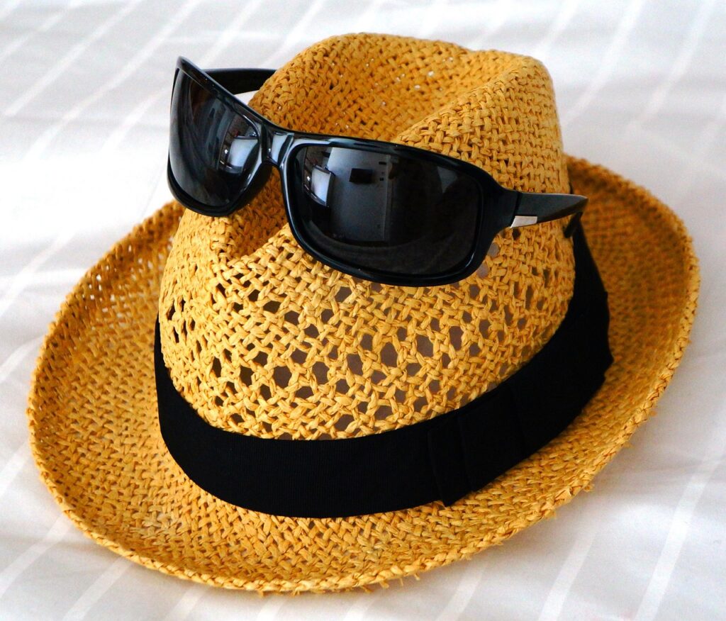 Sunglasses and a Hat