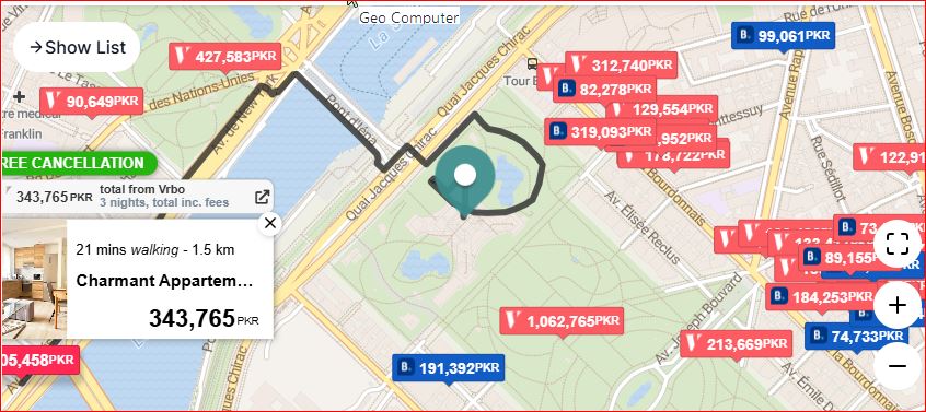 Getting Around + Map of the Sites