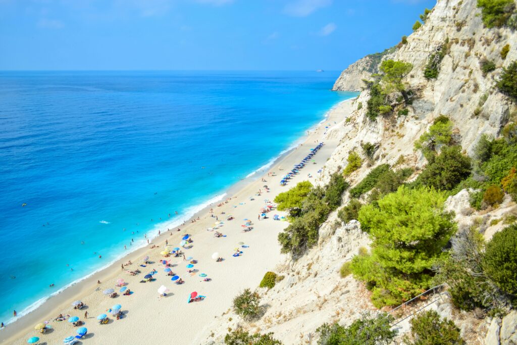 Beautiful Beaches and the Mediterranean Sea